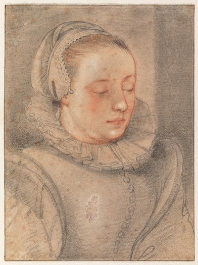 Retrato de una joven de Hendrick Goltzius