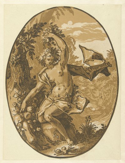 Proserpina Dioses y diosas (título de la serie) de Hendrick Goltzius