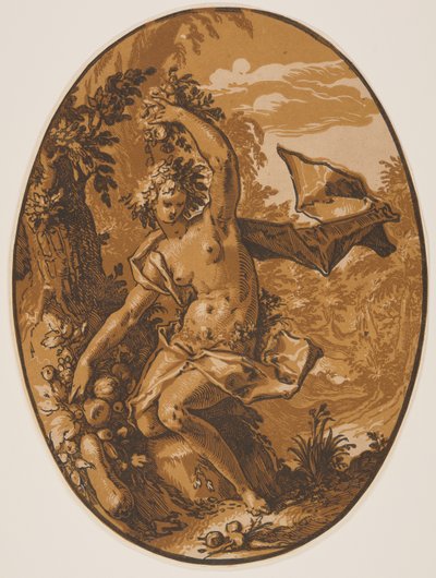 Proserpina, de Las Deidades de Hendrick Goltzius