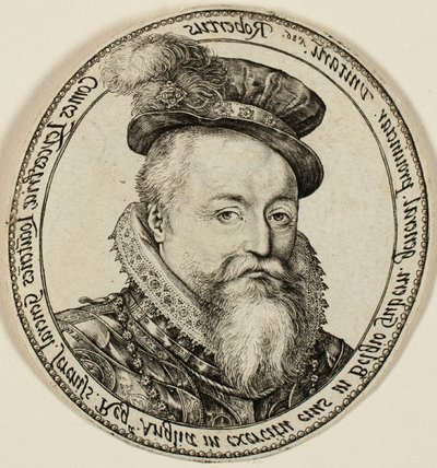 Robert Dudley, Conde de Leicester (1532-1588), noble inglés, Gobernador General de las Provincias Unidas en 1585-87 de Hendrick Goltzius
