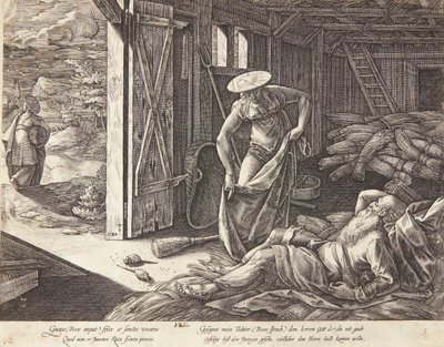 Rut y Booz en la era de Hendrick Goltzius