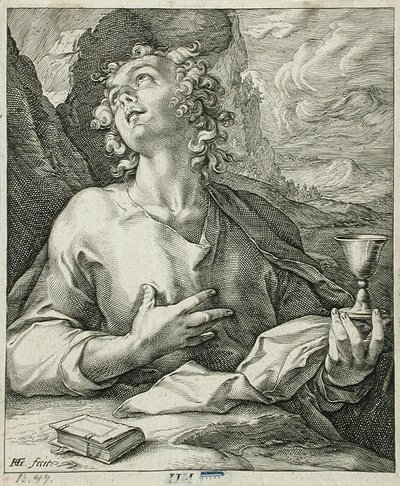 San Juan Evangelista de Hendrick Goltzius