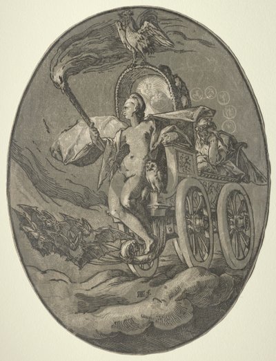 Seven Deities: Nox (Night) de Hendrick Goltzius