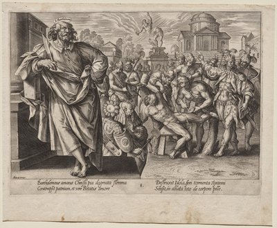 San Bartolomé de Hendrick Goltzius