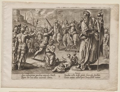 Santiago el Grande de Hendrick Goltzius