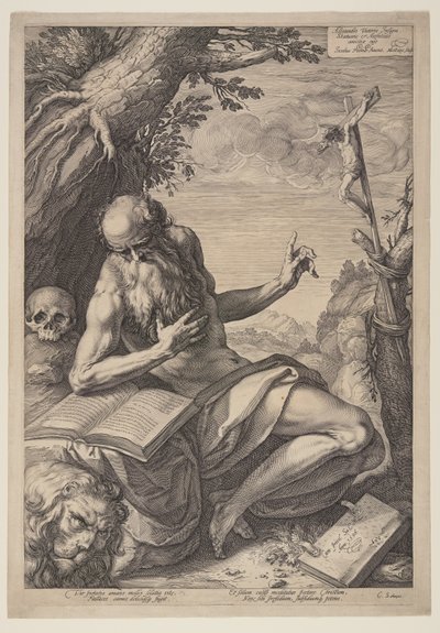 San Jerónimo de Hendrick Goltzius