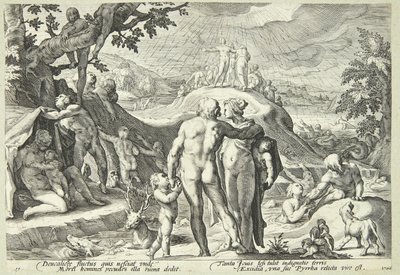 El Diluvio de Hendrick Goltzius