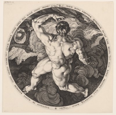Tantalus De vier vallers (series title) de Hendrick Goltzius