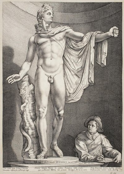 El Apolo Belvedere de Hendrick Goltzius