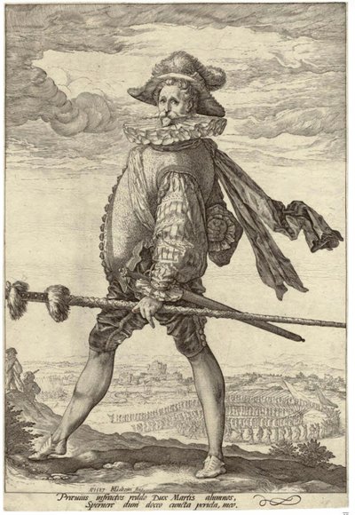 El Capitán de la Infantería de Hendrick Goltzius