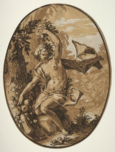Las deidades: Proserpina de Hendrick Goltzius