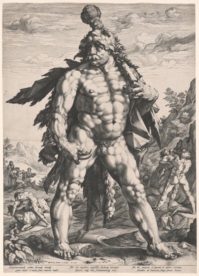 El Gran Hércules (Knollenman) de Hendrick Goltzius