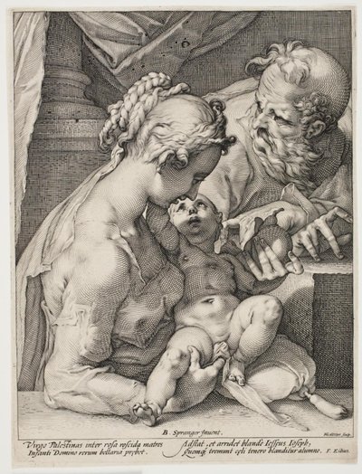 La Sagrada Familia de Hendrick Goltzius