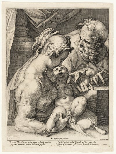 La Sagrada Familia de Hendrick Goltzius