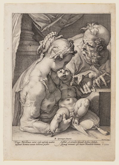 La Sagrada Familia de Hendrick Goltzius
