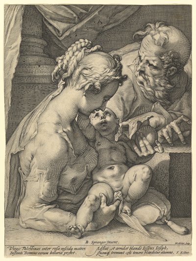 La Sagrada Familia de Hendrick Goltzius