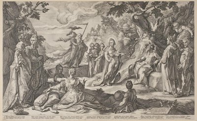 El juicio de Midas de Hendrick Goltzius