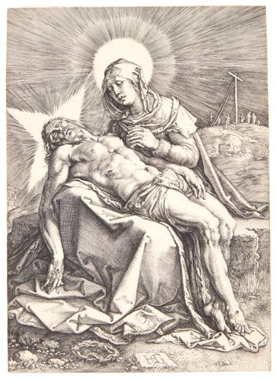 El lamento de la Virgen de Hendrick Goltzius