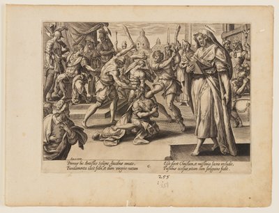 El martirio de Santiago el Menor, de El martirio de Cristo y de los Apóstoles de Hendrick Goltzius