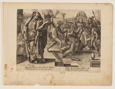 El martirio de San Matías, de El martirio de Cristo y de los Apóstoles de Hendrick Goltzius