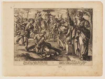 El martirio de Santo Tomás, de El martirio de Cristo y de los Apóstoles de Hendrick Goltzius