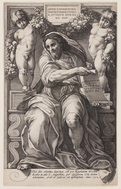El profeta Isaías de Hendrick Goltzius