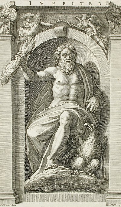 La serie de los dioses antiguos de Hendrick Goltzius