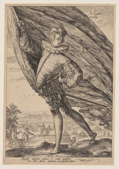 El Portaestandarte de Hendrick Goltzius