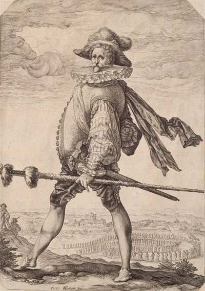 El capitán de la infantería de Hendrick Goltzius