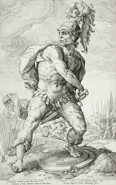Tito Manlio Torcuato de Hendrick Goltzius