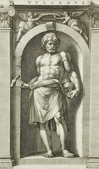 Vulcano de Hendrick Goltzius