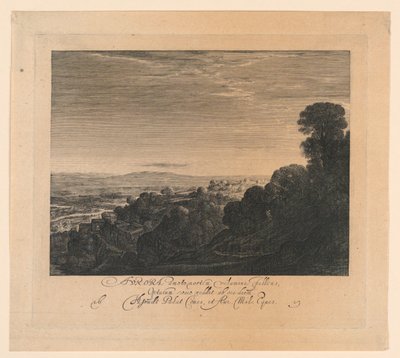 Aurora: paisaje al amanecer de Hendrick Goudt