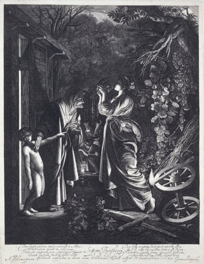 Ceres buscando a su hija de Hendrick Goudt