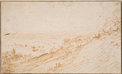 Paisaje con pendiente de Hendrick Goudt