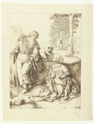 la sagrada familia de Hendrick Hondius (I)