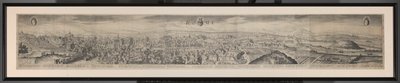 Panorama de Roma Roma (título sobre objeto) de Hendrick Hondius (I)