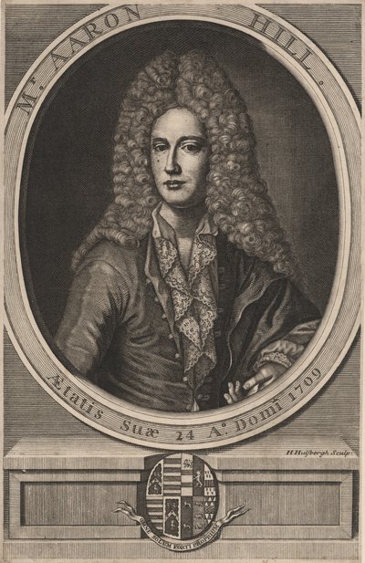 Aaron Hill, 1709 de Hendrick Hulsberg