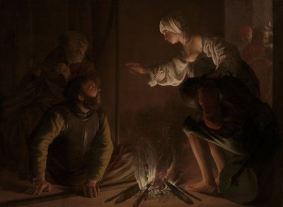 La negación de San Pedro de Hendrick Jansz Terbrugghen