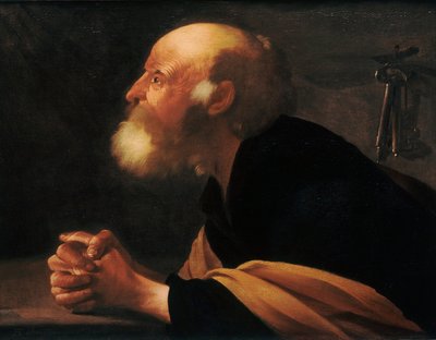 Pedro el Arrepentido de Hendrick Jansz Terbrugghen