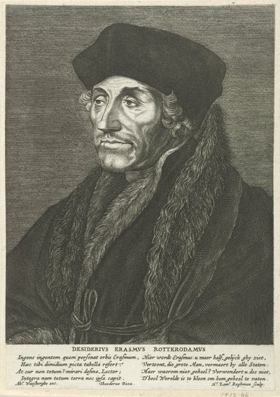 Retrato de Aberforth Erasmo de Hendrick Lambertsz. Roghman
