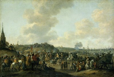 La salida de Carlos II de Inglaterra de Scheveningen, 2 de junio de 1660 de Hendrick de Meijer