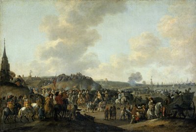 La partida del Rey Carlos II de Inglaterra desde Scheveningen, 2 de junio de 1660, 1683 de Hendrick de Meijer