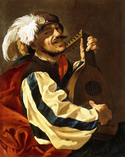 Un jugador de laúd de Hendrick ter Brugghen