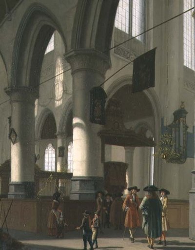 Un interior de iglesia de Hendrick van Streeck