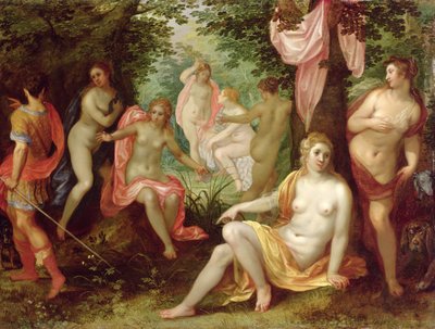 Diana y Acteón de Hendrick van and Brueghel Balen