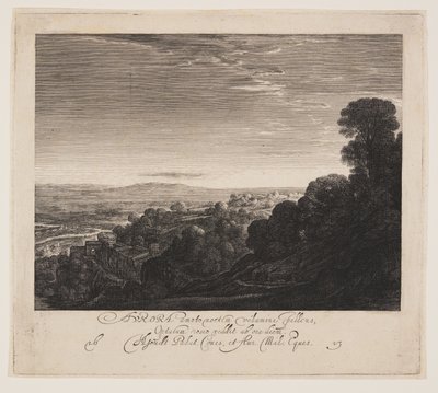 Aurora, paisaje al amanecer de Hendrick von Goudt