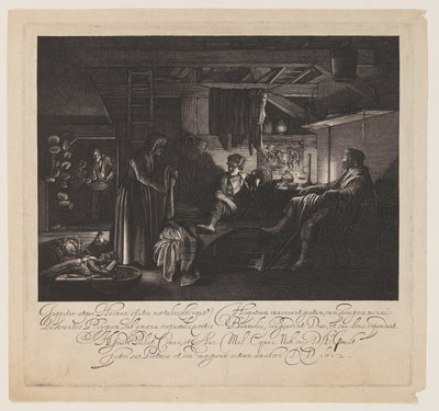 Júpiter y Mercurio en la casa de Filemón y Baucis de Hendrick von Goudt