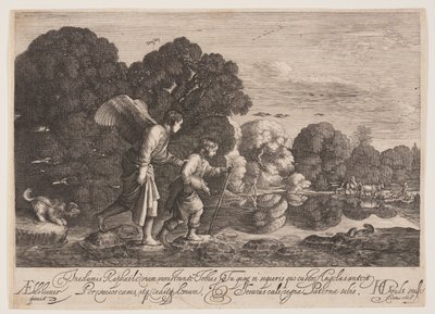 Tobías y el ángel Gabriel de Hendrick von Goudt