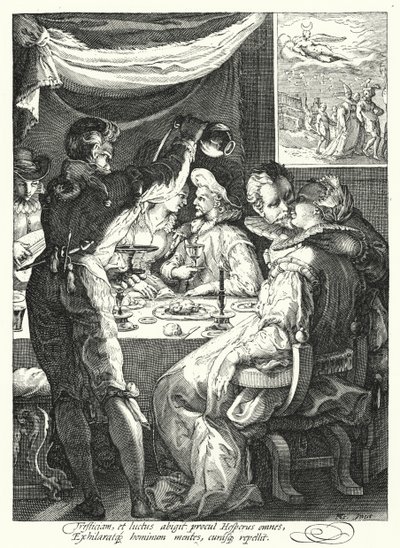 Atardecer de Hendrik (after) Goltzius
