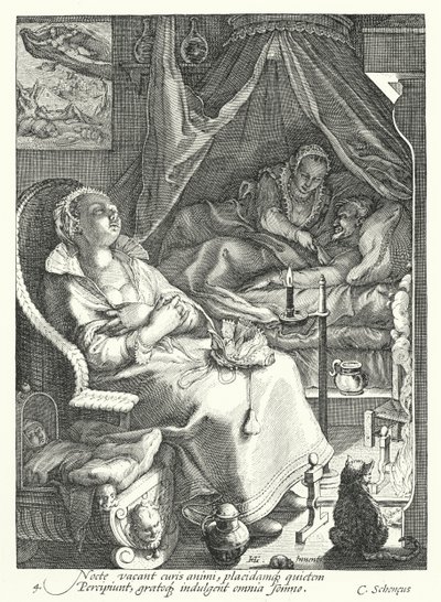 Noche de Hendrik (after) Goltzius